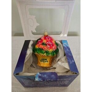 Goebel Love Grows Ornament Heirloom Collection 4 Inches Hand Painted Germany Box